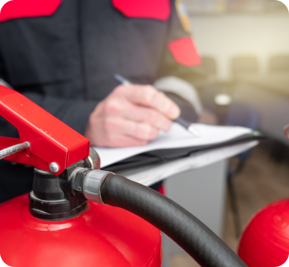 Picture of man with checklist